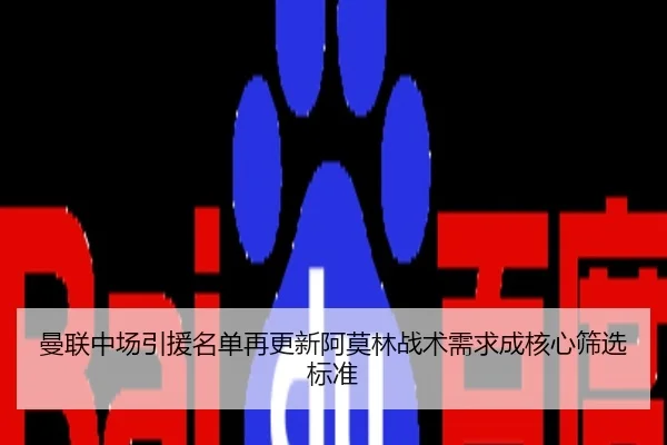 曼联中场引援名单再更新阿莫林战术需求成核心筛选标准